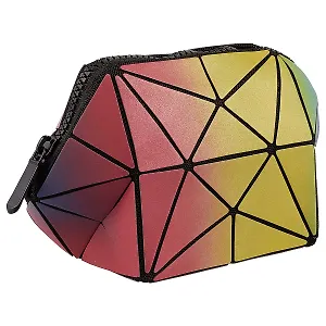 Косметичка полигональная спектр(текстиль)(18*12см)(ПВХ бокс)
