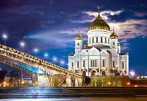 Пазл 1500 С-150533 Храм Христа Спасителя (castor)