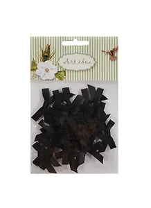 Набор бант черный (S-12-8) (25 шт) (упаковка/хедер)