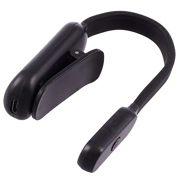 Мини-лампа LED для чтения (черная) (micro USB) (коробка) 3081475 — 3
