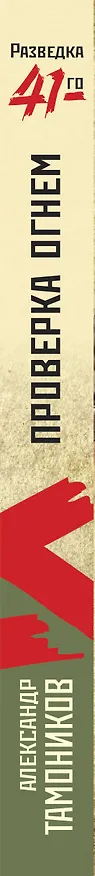 Книга Проверка огнем (Александр Тамоников) — 3