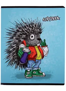 Тетрадь в клетку Феникс+, "Звери на стиле", 48 листов, в ассортименте