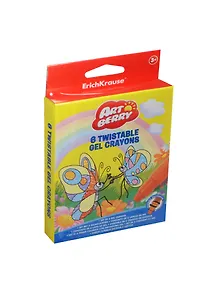 Мелки гелевые 06цв, к/к, Art Berry