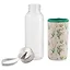 Бутылка в чехле с цветом Ламы и кактусы (стекло) (300мл) — 2659744 — 2
