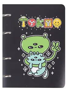 Тетрадь на кольцах в клетку Listoff, Tokyo, 100 листов