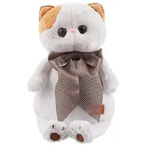 Игрушка мягкая Budi Basa, Ли-Ли с атласным коричневым бантом 24см