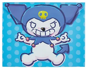 Папка-конверт А4 на кнопке "Куроми с медведем"