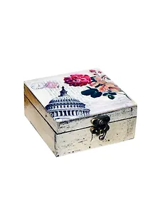 Шкатулка (патинированная) (12х13х6) (58015)