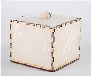 Заготовка деревянная, Полноцвет, Шкатулка, "Квадратная"