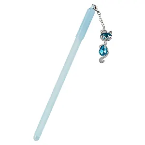 Ручка гелевая Foxes yoga, синяя, в ассортименте