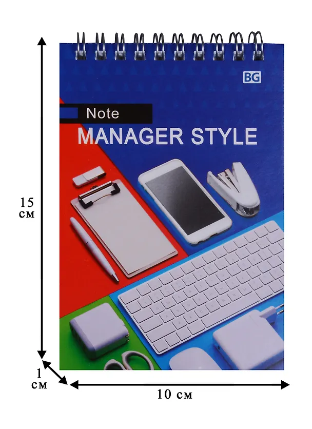 Блокнот А6 80 листов клетка "Manager Style" 245843 — 3