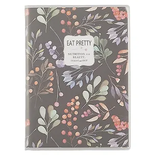 Записная книжка А6 96л лин. "Eat pretty" обл. ПВХ, ассорти 247083