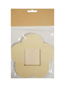 Заготовка для фоторамки в пакете с хедером (фанера), цветочек, 11,7*11,7 см (11-24942-J10)