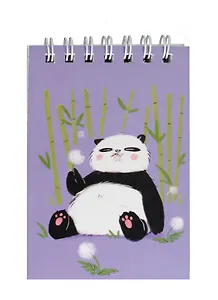Блокнот А7 60л "Панда" спираль