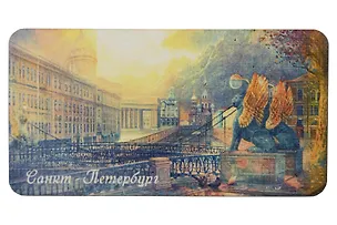 Сувенир МАГНИТИК Магнит Петербург: Банковский мост 5*10см 323315
