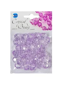Набор бусин Кристальная игра Кристаллы розовые (CRP138) (12мм) (упаковка)
