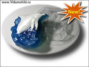Пластиковая форма для мыла Дельфин 2313304
