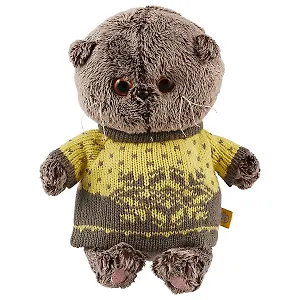 Игрушка мягкая Budi Basa, Басик BABY в свитере 20 см BB-036