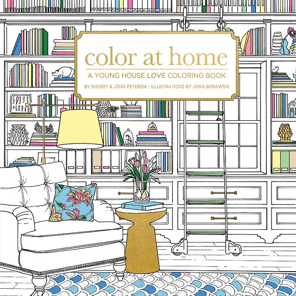 Книга Color At Home: A Young House Love Coloring Book (Шери Петерсик) — 1