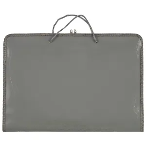 Папка на молнии, серая, А3