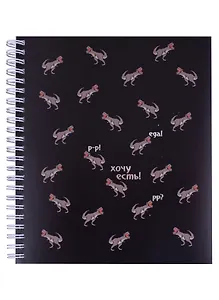 Тетрадь в клетку Listoff, Hungry, 80 листов, в ассортименте