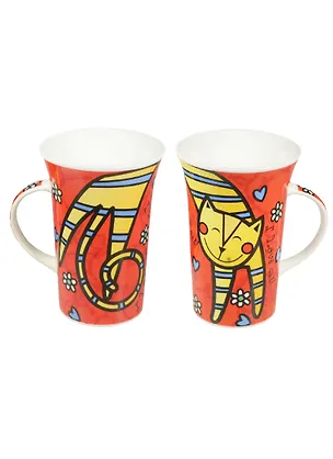 Кружка Кошка яркая мозаика (400мл) (356-153) 2491780