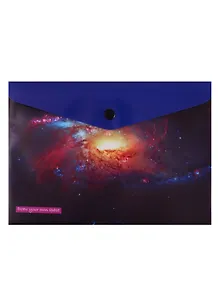 Папка-конверт А5 на кнопке "Космос"