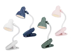 Мини-лампа LED с зажимом Классическая (пластик) (15х3) (12-LIGHT-522)