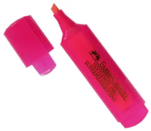 Текстовыделитель Faber-Castell, розовый 1-5 мм