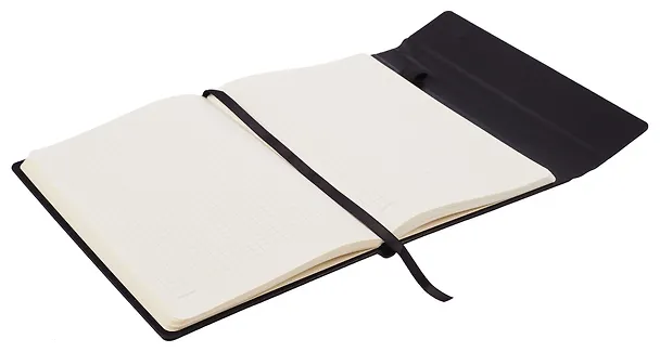 Книга для записей А5, 100 листов в клетку, на магните, синяя, Schiller 3110788 — 7