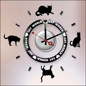 Часы настенные Часы-стикер D10 (10B012) (блистер) 2355938