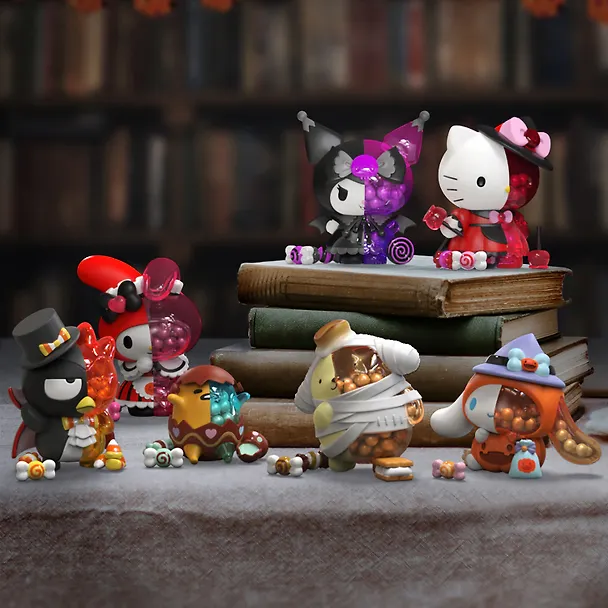 Коллекционная фигурка Mighty Jaxx Sanrio Spooky Fun Series в ассортименте (коробка) (11х8х8) (65517) 3141522 — 2
