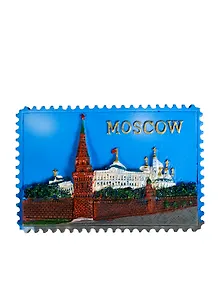 Магнит декоративный рельефный "Москва. Набережная" (022-01-22)