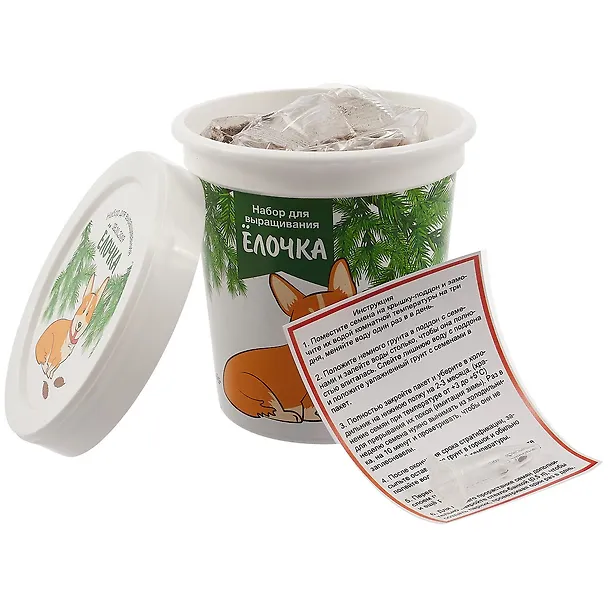 Набор для выращивания Елочка (Корги) (НВ2019-27) 2717638 — 2