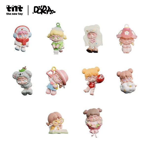 Коллекционные брелоки Время, серии Малышка Дора TNT Space, высота 5.7-8.7см, Blind Box, 12-T3012-3 3143653 — 1