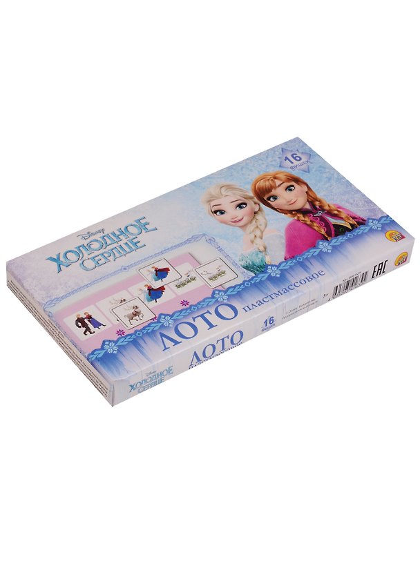 Лото «холодное сердце-4» пластиковое, 16 фишек, Рыжий Кот 2614156 — 1
