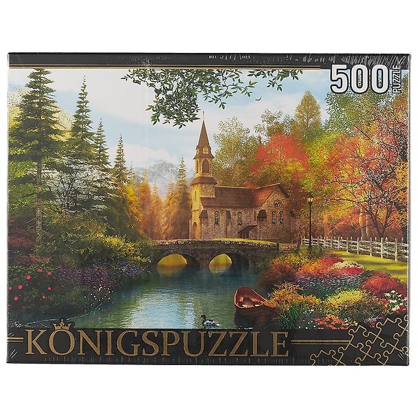 Пазл Konigspuzzle 500 эл.Доминик Дэвисон. Старая Церковь В Парке Мгк500-8332 2621586 — 1