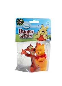 Набор для купания Играем вместе (Винни и Тигруля) (126R-PVC) (Disney) (пищалка) (упаковка)