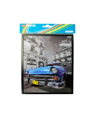 3D Постер Синяя машина (1824EU3DB17) (18х24) 2402998