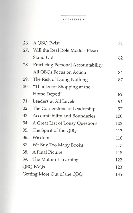 Книга QBQ! (John G. Miller) — 4