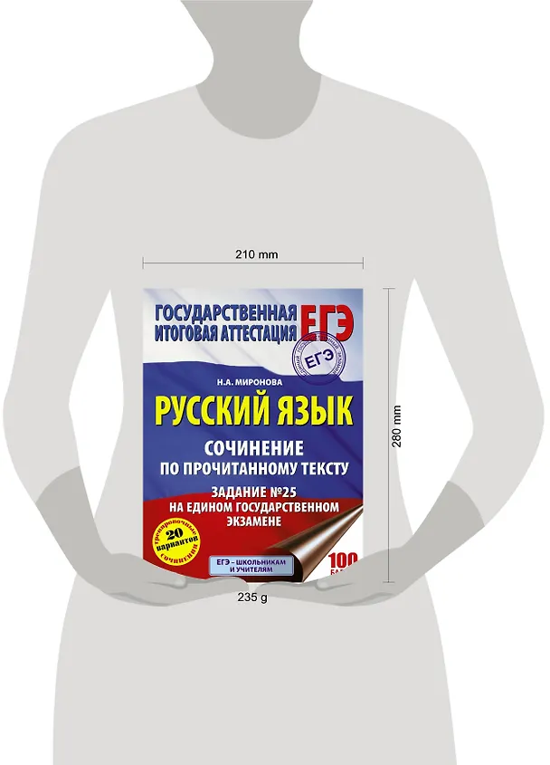 Книга ЕГЭ. Русский язык. Сочинение по прочитанному тексту. Задание № 25 на едином государственном экзамене (Наталия Миронова) — 4