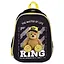 Ранец "King" 2 отделения, 39*30*18 см, 2 кармана, анатомическая спинка, пенал, мешок для обуви — 3107535 — 2