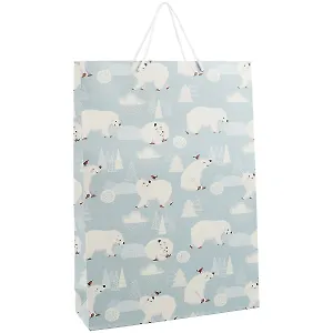 Пакет А3 45*32*10 "Белые медведи. Basic" дет., бум.мат.ламинат