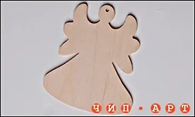 Заготовка под украшение "Ангелочек" (00066)