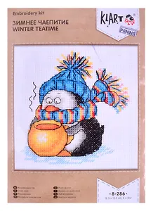 Набор для вышивания Klart  "Зимнее чаепитие" 8-286