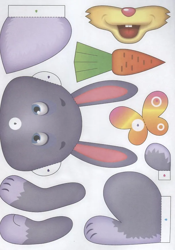 Книга Лесные животные (3d аппликации для малышей) (Алексей Козырь, Анна Козырь) — 2