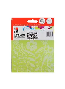 Трафарет-силуэт Marabu 008 Цветы (028700008) (15х15см)