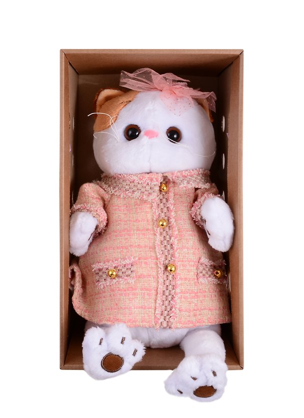 Игрушка мягкая Budi Basa, Ли-Ли в розовом костюме в клетку (27 см) (LK27-028) 2834883 — 1