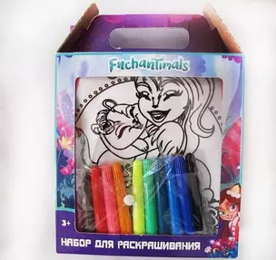 Centrum, Набор раскрась рюкзачок Enchantimals (сумка,фломастеры 12 цветов) — 343184 — 1