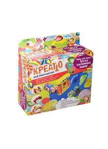 Набор д/детского творчества Росмэн-Лига Набор д/лепки "Веселые машинки" 3*30г 14410